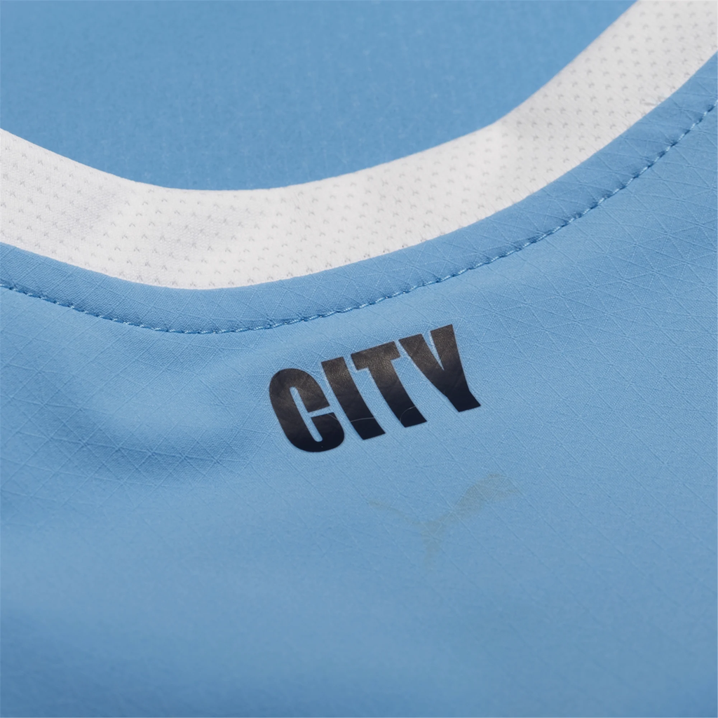 Puma Manchester City Authentic Gvardiol Home Jersey w/ Champions League Patches 25/26 (Team Light Blue/White)