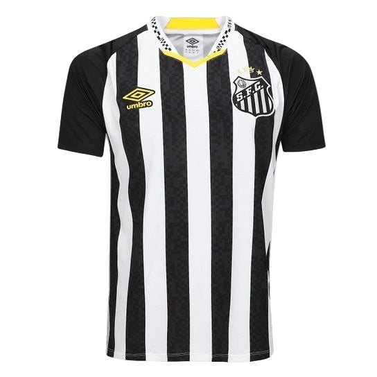 Umbro Men's Santos FC Away Jersey 25/26 (Black/White)